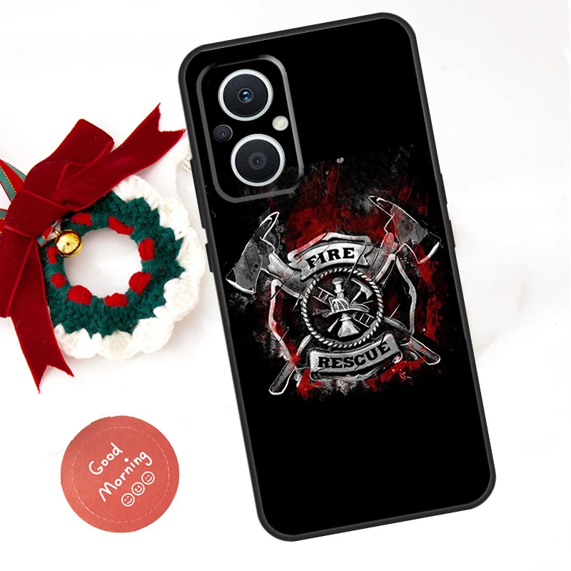 Фото Чехол Rescue Fire Dept Funda для OPPO Reno 15 F 14F 12F 11F 10 11 12 13 14 Pro 7 8 Lite OPPO Find X9 X8 X6 Pro №4