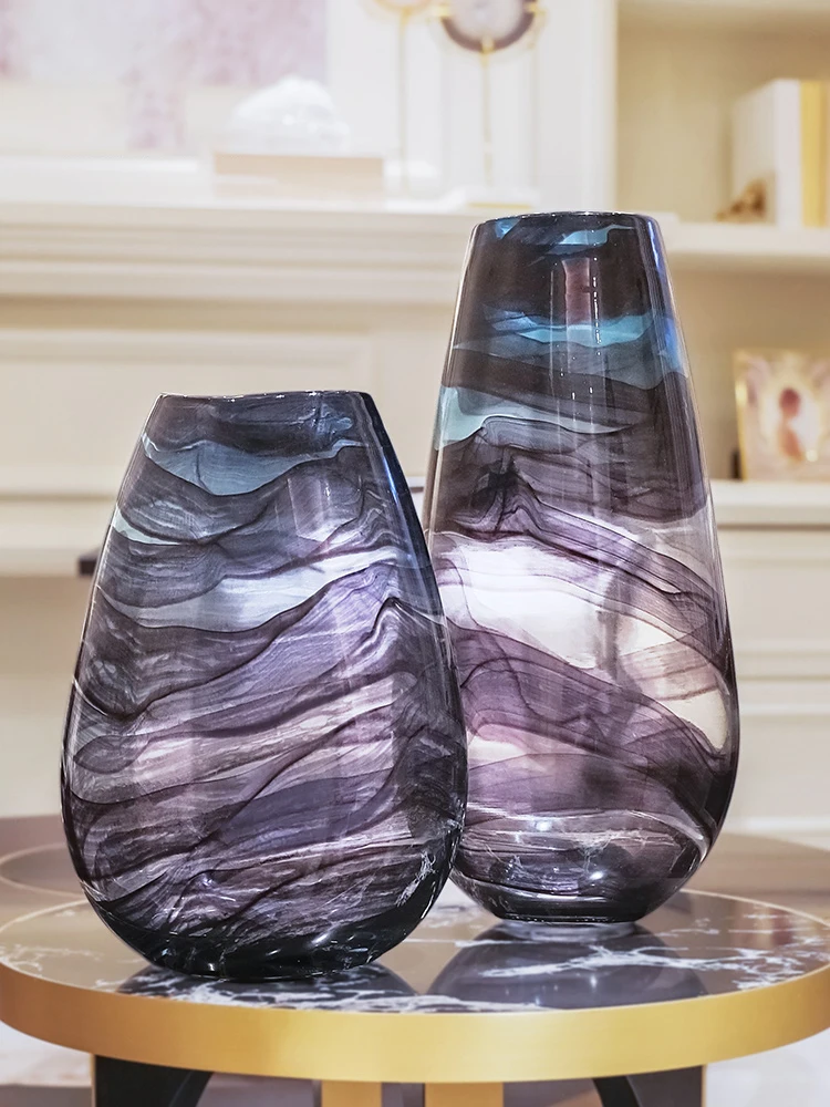

Creative Vase Ceramic Modern Design Tabletop Vase Living Room Porcelain Maceteros Decorativos Vases for Decoration BD50HP