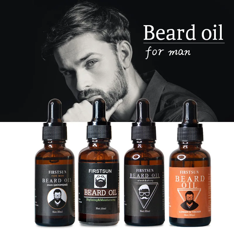 

Kexun Firstsun Beard Oil Beard Nourishing Liquid Sideburns Care Moisturizing Liquid 30ml