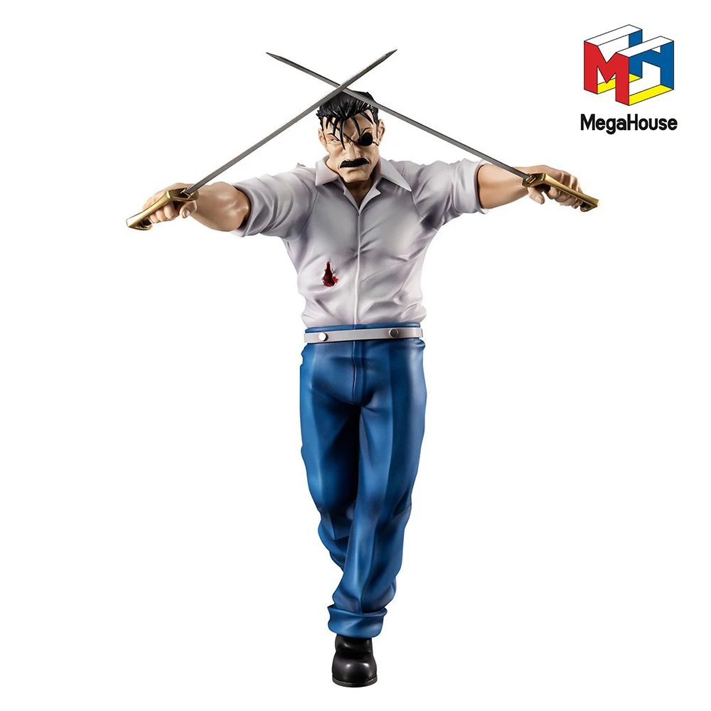 

Megahouse оригинальный King Bradley цельнометаллический Алхимик Подлинная Аниме Фигурка Коллекционная модель экшн-игрушки