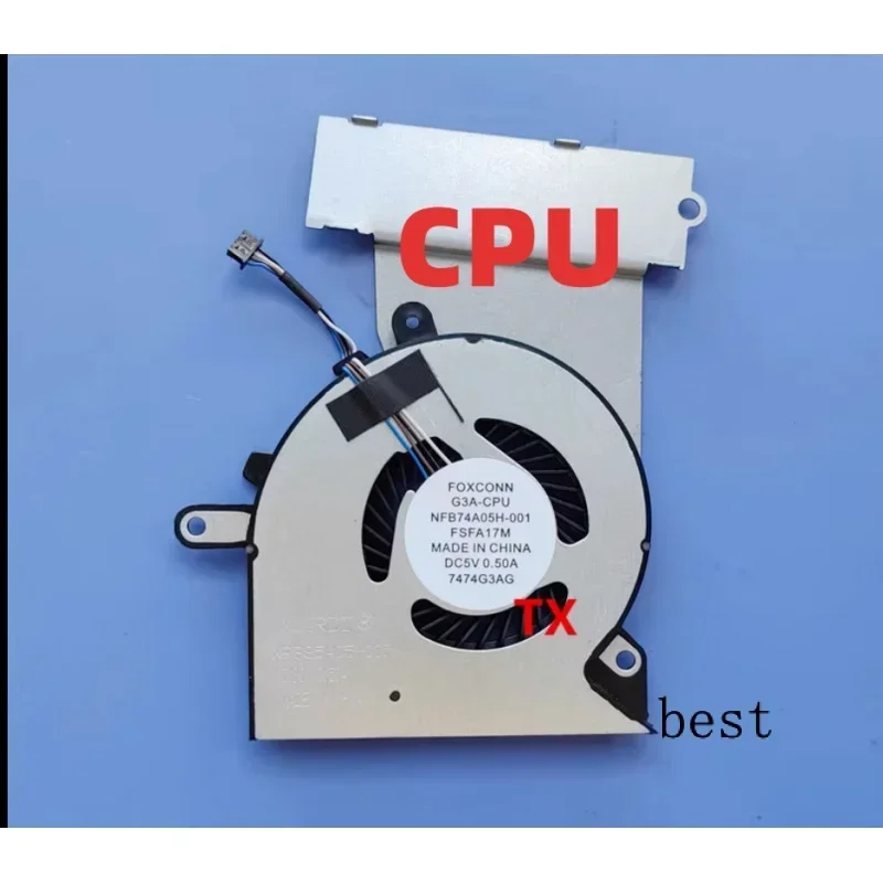 Для HP Pavilion 15-CE 15-CE198W TPN-Q194 ноутбука процессора графического вентилятора с