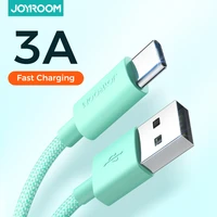 joyroom usb type c cable 3a fast charging for samsung s20 s21 xiaomi poco usb c wire cord usb c charger phone charging cable