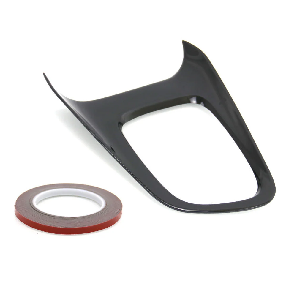 

Black Carbon Fiber ABS Car Central Gear Shift Knob Panel Frame Cover Trim For Toyota YARIS CROSS 2020 2021 Console Panel