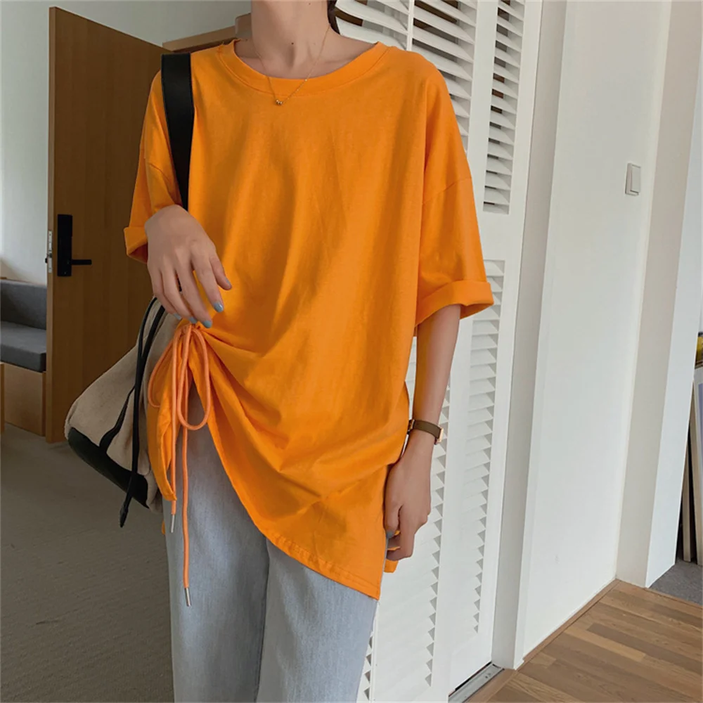 Футболка Alien Kitty Женская однотонная на шнуровке стильный топ с коротким рукавом