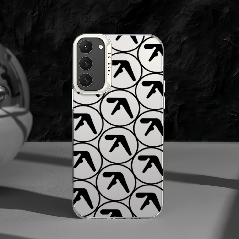 Фото Чехол для телефона с логотипом Aphex Twins Symbol для Samsung Galaxy S24 S23 S22 S21 S20 FE Ultra Plus 4G 5G Fall Matte №3