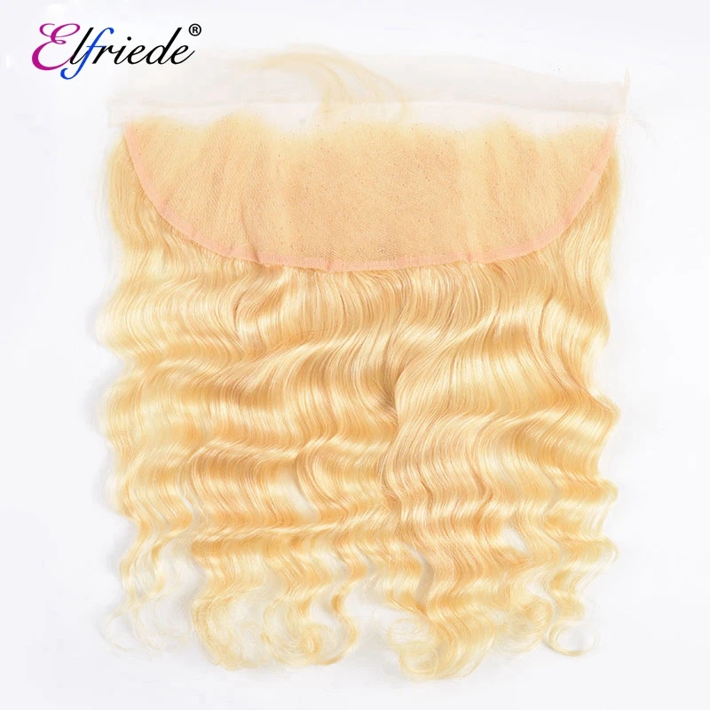 Elfriede #613 светлые свободные глубокие волнистые искусственные волосы с фронтальной