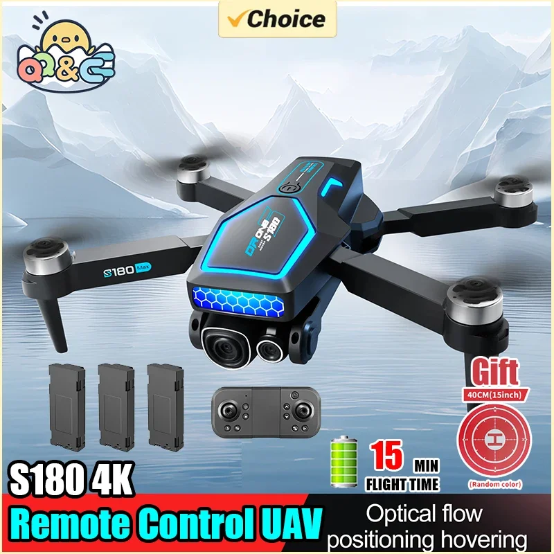 S180 4K RC Дрон Пульт дистанционного управления ESC Предотвращение оптического потока