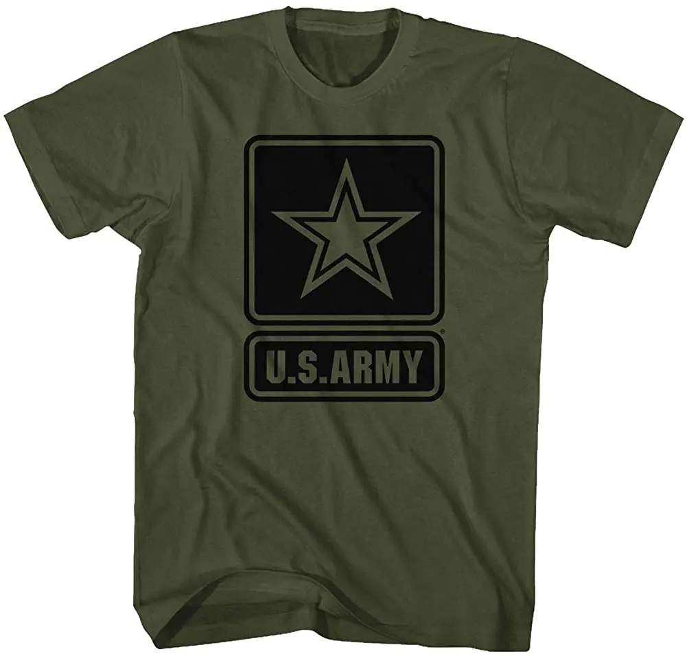 

US Army Military Star Emblem T-Shirt 100% Cotton O-Neck Summer Short Sleeve Casual Mens T-shirt Size S-3XL