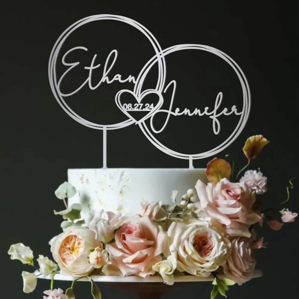 

Персонализированный акриловый топпер для торта