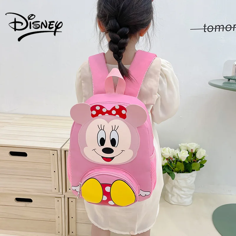 Disney's New Cute Children's Backpack Cartoon Kindergarten Mickey Mouse Schoolbag Men and Women Baby Travel Backpack
