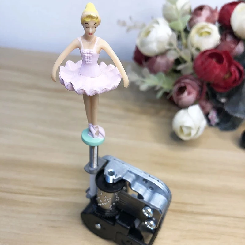 

Music Box Ballerina Mechanism with Flexible Rotating Shaft Ballerina Music Box Furniture Table Top Birthday Present