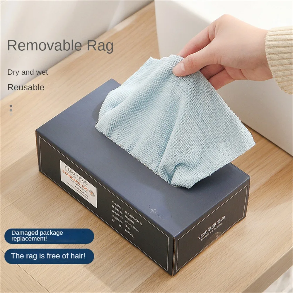 

Extractable Dishcloth Dry And Wet Wipes To Remove Oil Stains Microfiber Cleaning Scouring Cloth Kitchen Rag