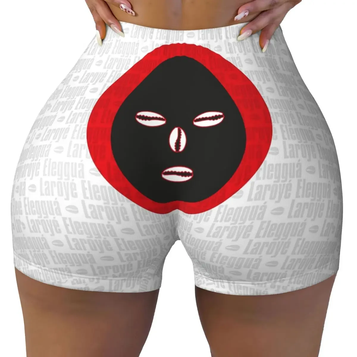 Фото Женские шорты для йоги Custom Eleggua: для спортзала, тренировок, бега, волейбола, велоспорта №5