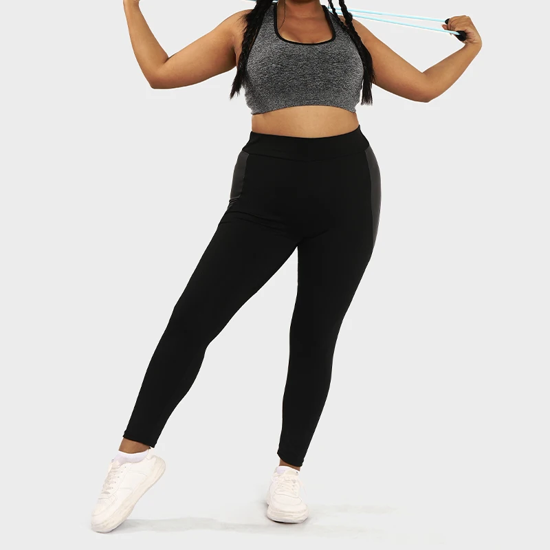 LUOYIYANG Plus Size Women's Leggings Patchwork Sports Yoga Pants Gym Fitness Workout Push Up Women Clothing 2023 L-4XL