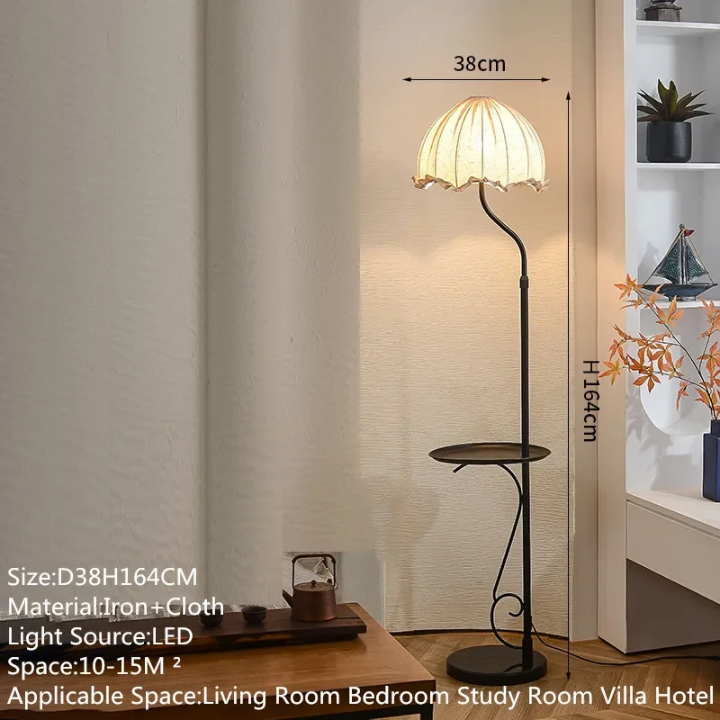 PLLY Contemporary Floor Lamp Luxury Living Room Bedroom Study Villa Hotel LED Retro Creativity Decorative Standing Light