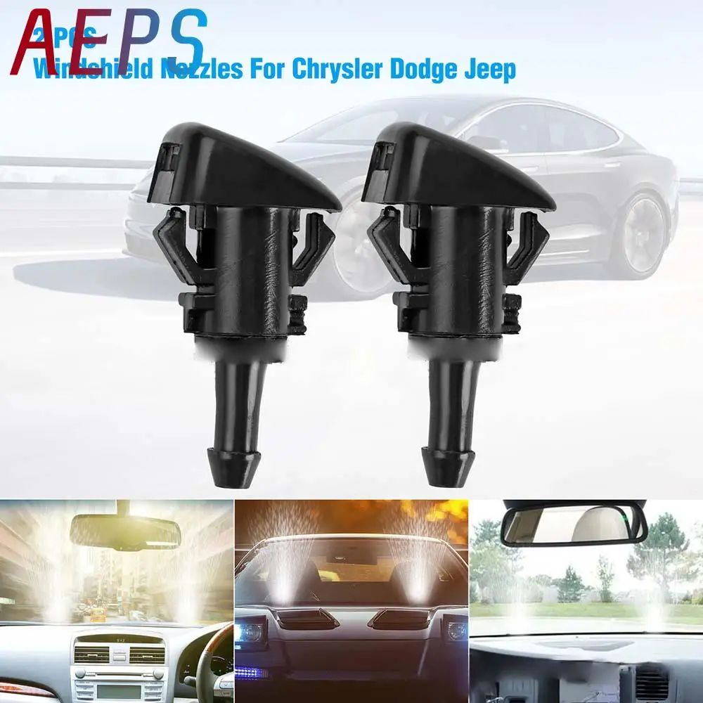 Форсунка омывателя лобового стекла для Dodge Avenger Charger Durango Grand Caravan Journey Magnum Ram 2 шт.