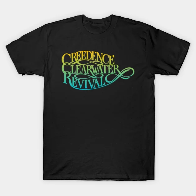 

2021 Men/Women's Summer Black Street Fashion Hip Hop Creedence Clearwater Revival T-shirt Cotton Tees Short Sleeve Tops
