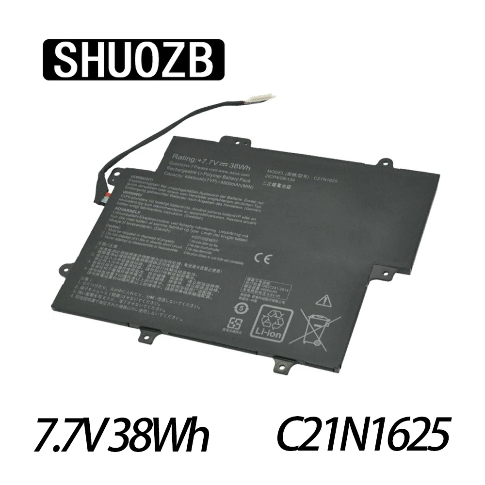 

SHUOZB 7.7V 38Wh C21N1625 Laptop Battery For Asus VivoBook Flip 12 TP203N TP203NA TP203NA-1K TP203NA-BP063T BP051T TP203NA-DH22T
