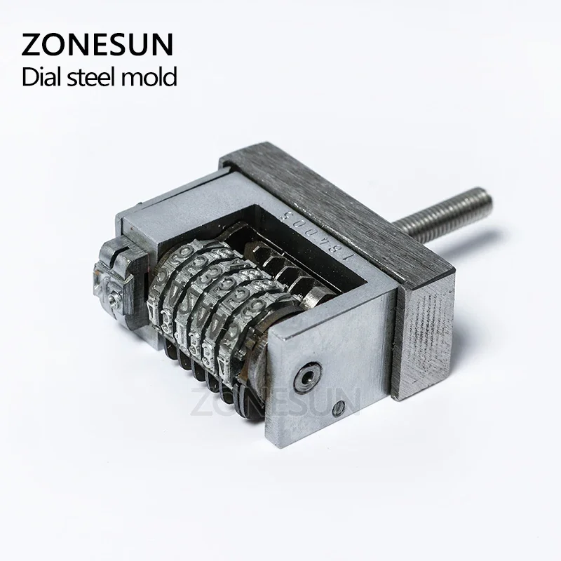 ZONESUN Инструмент для печати небольших кодов горячего тиснения печать на машине