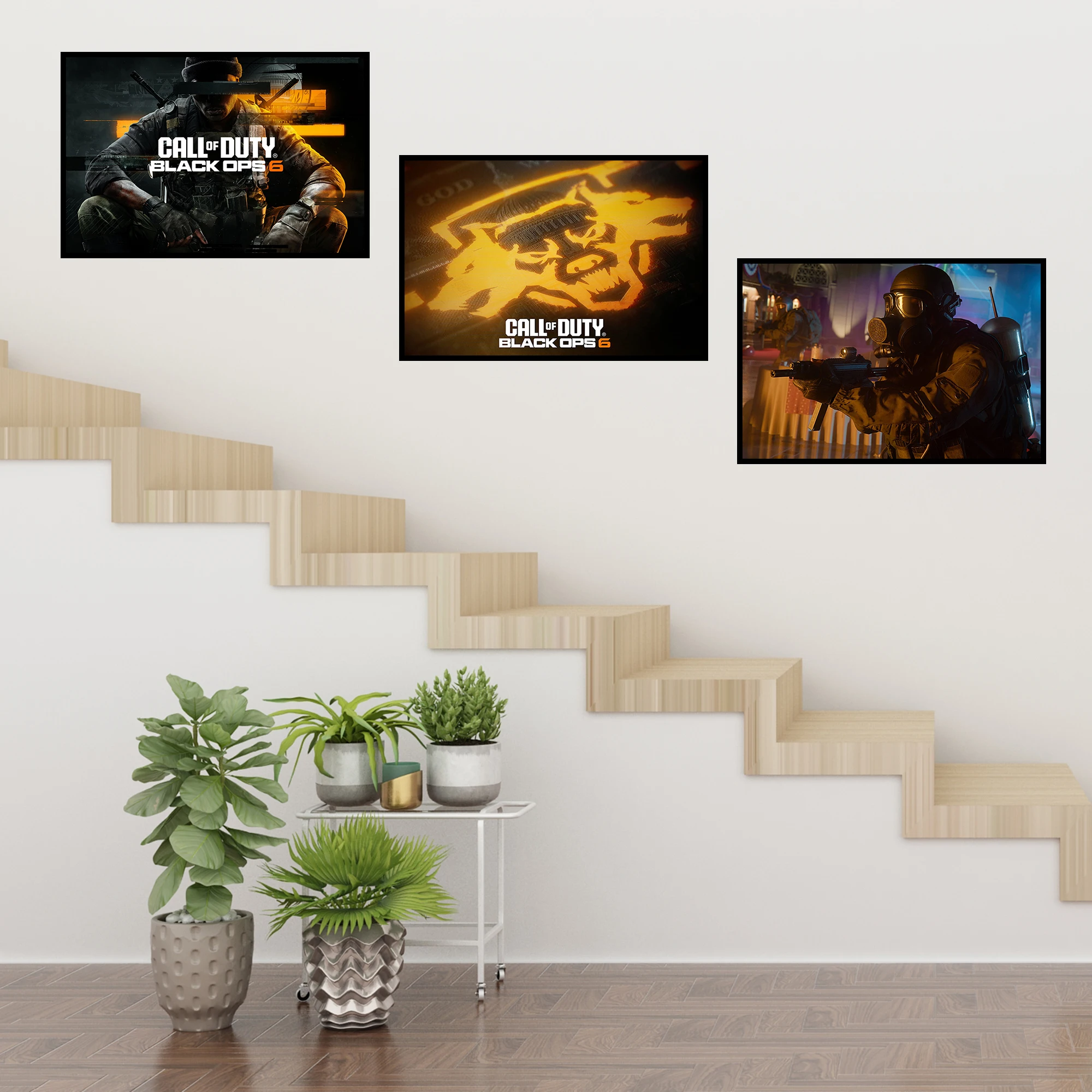 《Call of Duty: Black Ops 6》PS GAME Canvas Poster Call Duty 21 HD большая настенная живопись декоративная