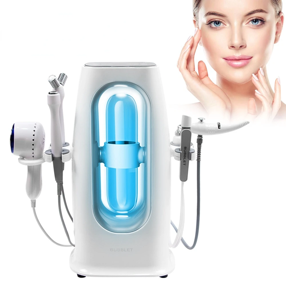 

Multifunctional portable face skin tightening lifting hydro water oxygen jet peel skin care facial machine