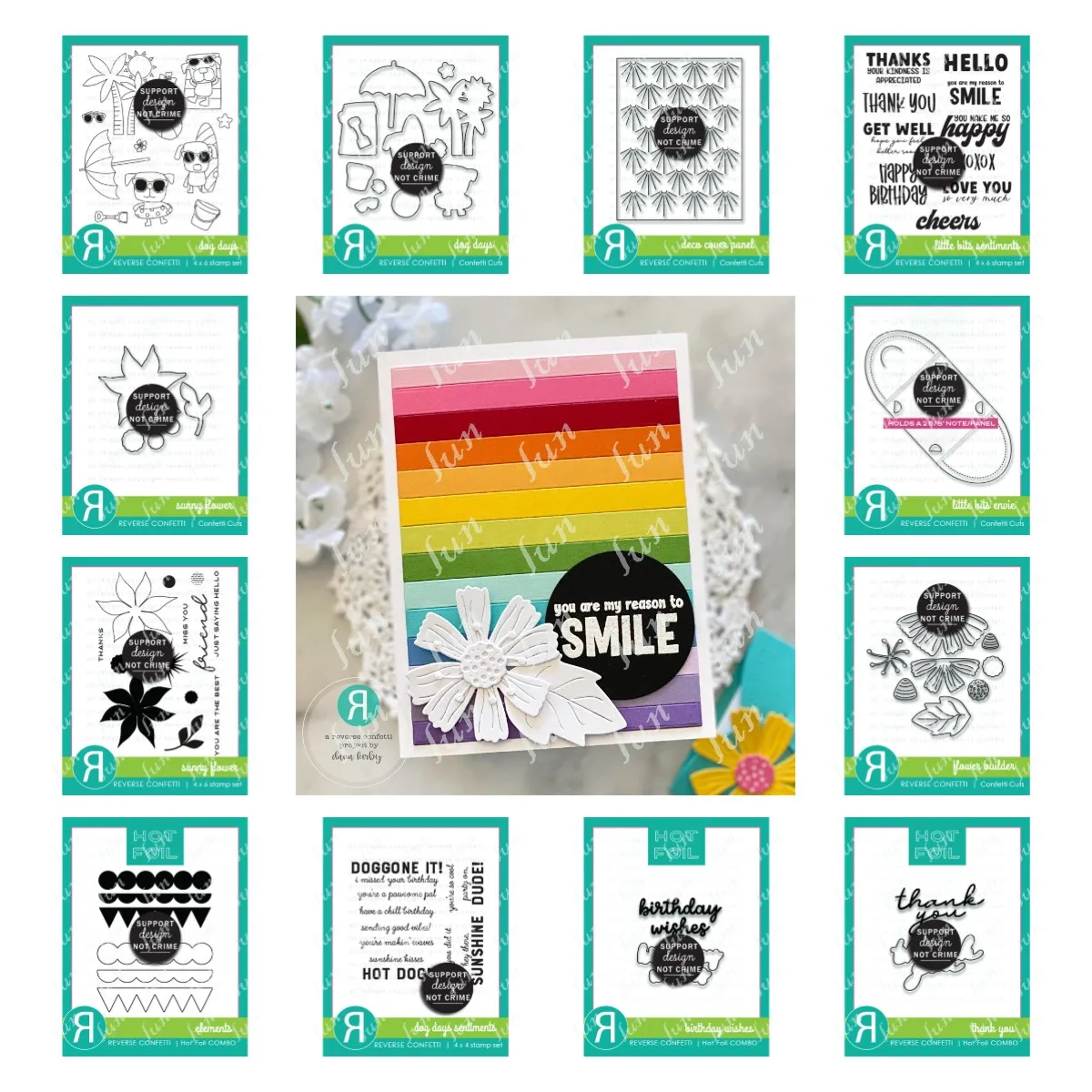 2022 New Summer Dog Days Holiday Scrapbook Decoration Flower Stamps Metal Cutting Dies Stencil Diy Birthday Gift Card Craft Mold