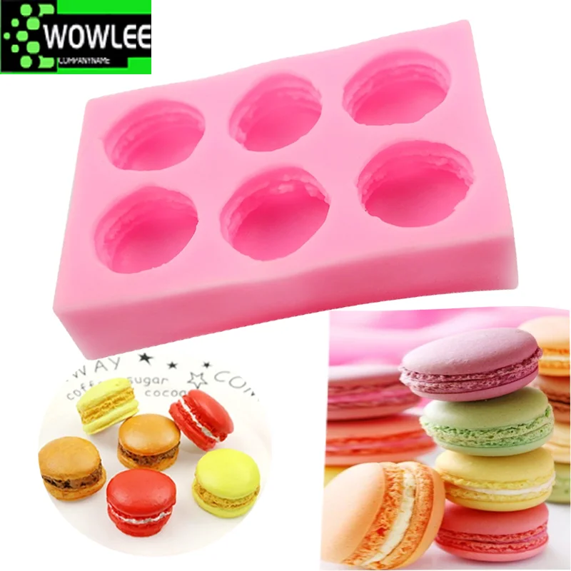 

Macarone Dessert Styling Silicone Mold Chocolate Baking Mold Cake Decoration Turn Sugar Mold DIY hand-made soap-molded drop mold