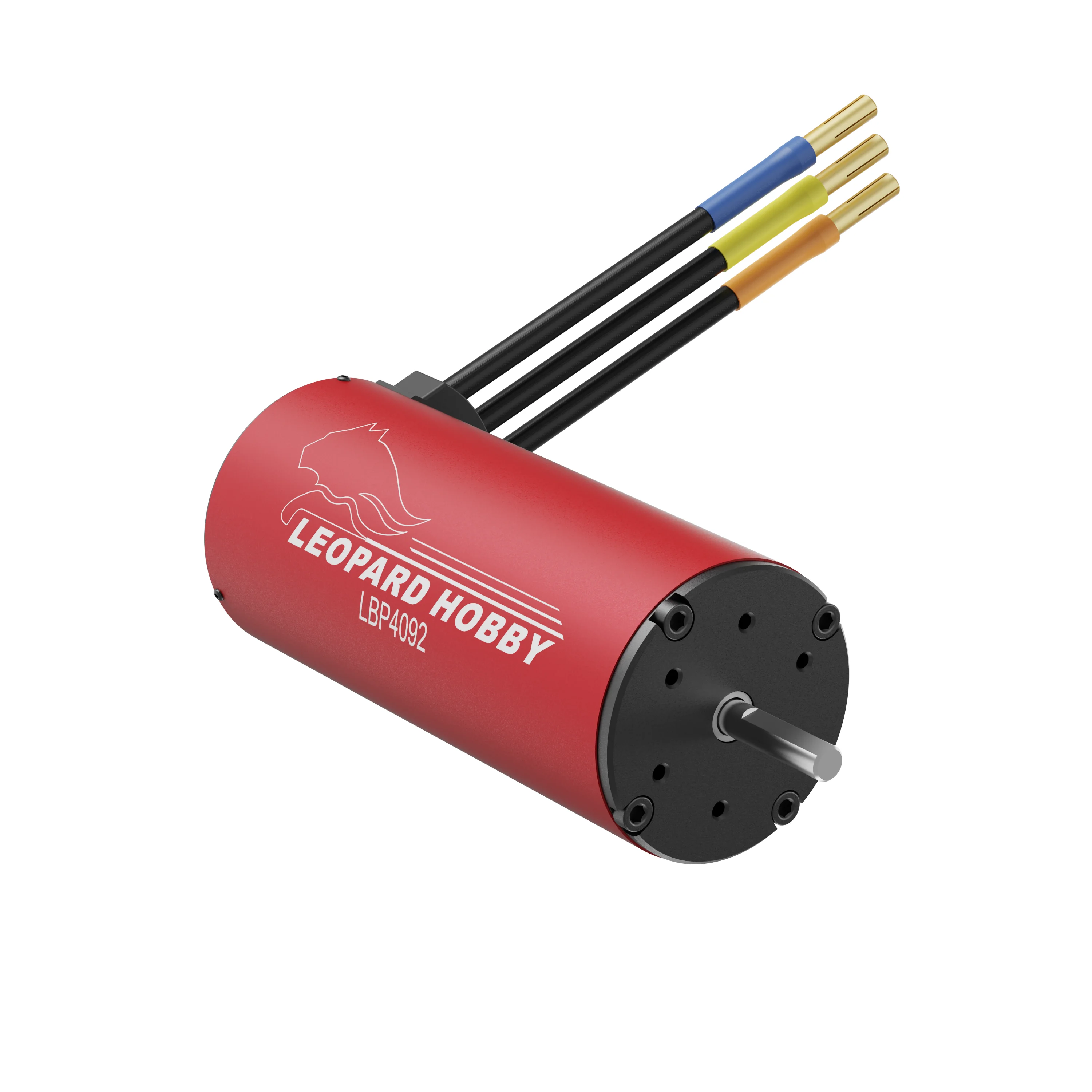 Фото Бесщеточный двигатель LEOPARDHOBBY RC Parts LBP4092, 4 полюса, высокая мощность, водонепроницаемый, для радиоуправляемых машин 1/8 (монстр-трак, трагги, багги) и 1/5 масштаба. №1