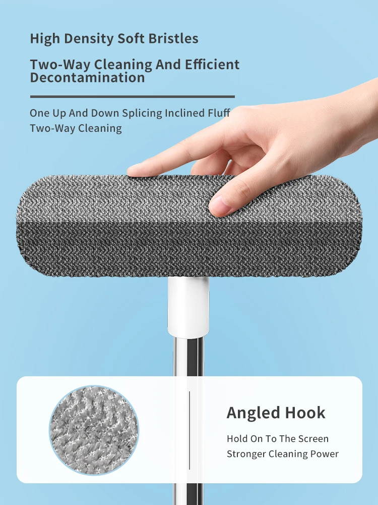 Window Cleaner Multifunctional Length 91 CM Cleaning Brush For Mosquito WindowScreen Control Net Clear Household Cleaning Tool