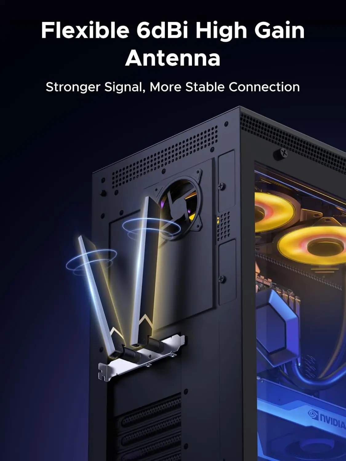 MAF UGREEN WiFi 7 BE6500 PCIe 4-контактная Wi-Fi карта Bluetooth 5.4 IEEE 802.11axbe 6G 2882 Мбитс5G 2882 Мбитс2.4G 688 Мбитс BE3600 (art.: 3920d99fca461) - 3920d99fca461