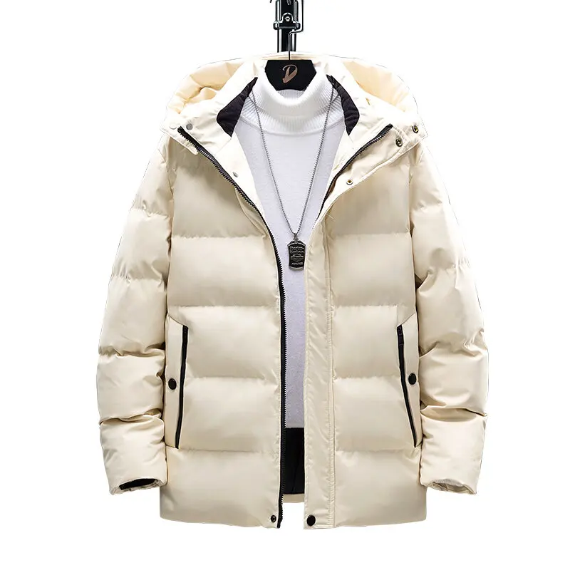 Cotton men's winter thick coat tooling cotton-padded jacket men's short Korean trend cotton-padded jacket plus size
