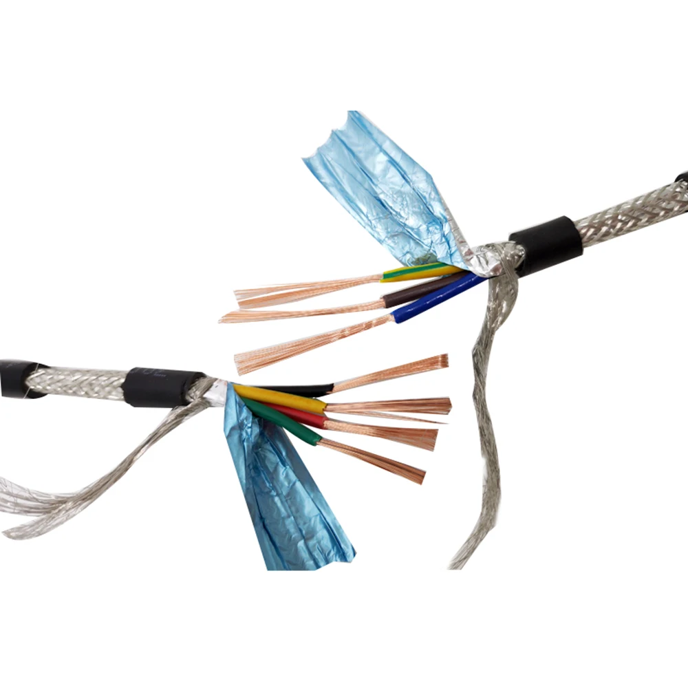 5 м чистая медь 0,3 0,5 0,75 1, 5 мм2 квадратный 3-жильный 3-контактный кабель RVVP3 экранированный кабель для звуковой сигнальной линии улучшения дома медный сердечник