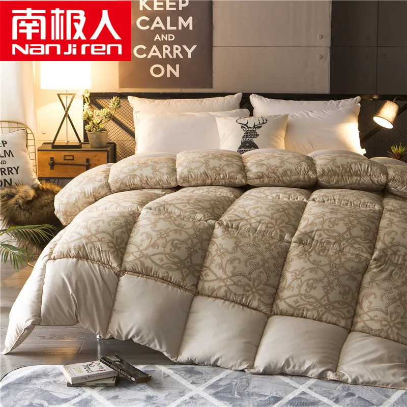 

SF Warm Soft Winter Comforter High Quality Down Quilt Duvet Bedding Filler/filling King Queen Twin Size Duvet Pure Color Style