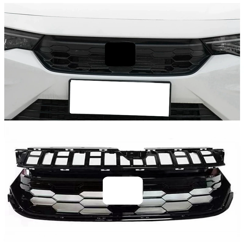 

Решетка радиатора для Honda Integra 2022-2024, модифицированная, глянцевая черная, сетчатая