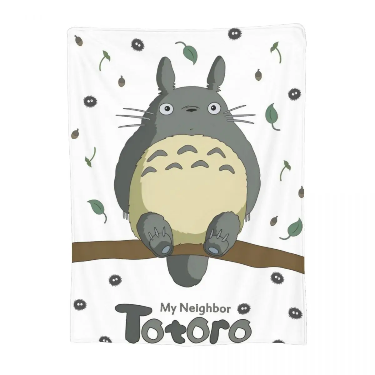 Cartoon Funny Cute T-Totoros Blankets Fleece Summer Air Conditioning Portable Ultra-Soft Throw Blanket for Bedding Office Quilt