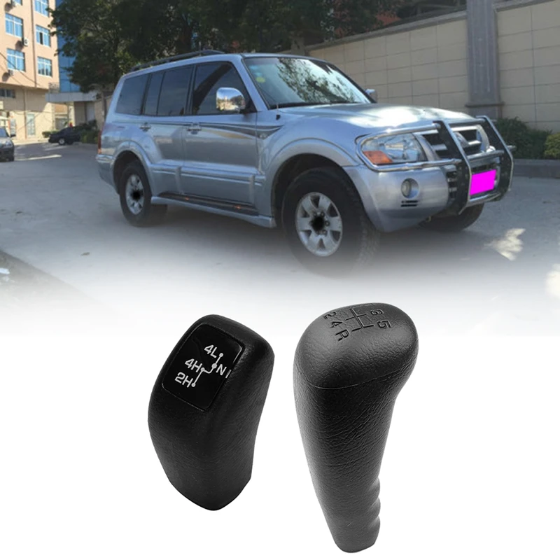Car T/F Manual Gear Shift Knob For Mitsubishi Pajero Montero Shogun MK2 1990-1999
