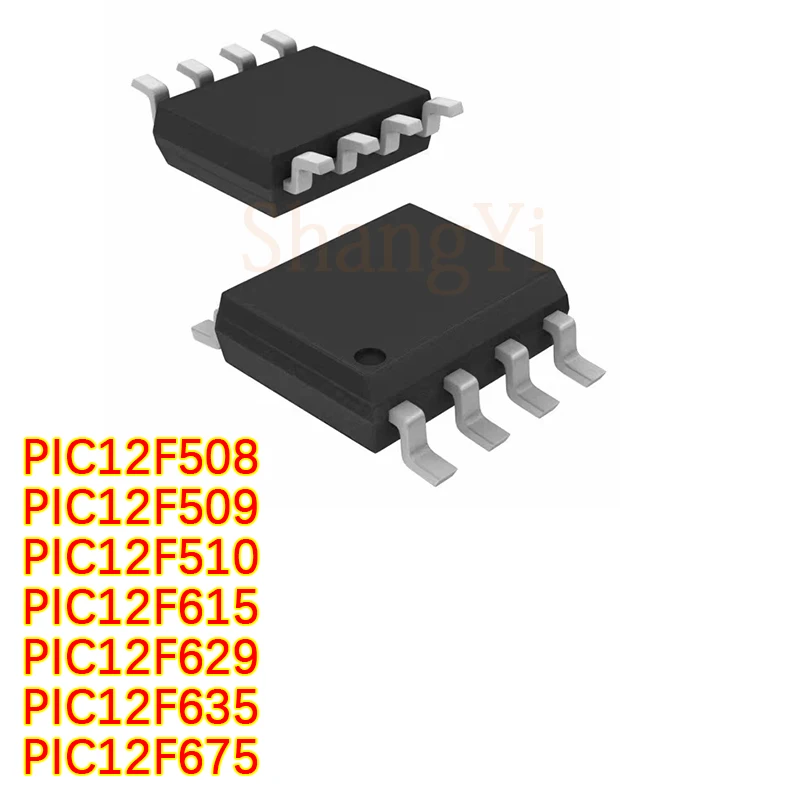10 шт./партия PIC12F508-I/SN 12F509 12F510 12F615 629 12F635 675 T E SOP8