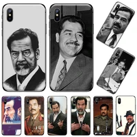 saddam hussein iraq phone case for iphone 12 11 13 7 8 6 s plus x xs xr pro max mini