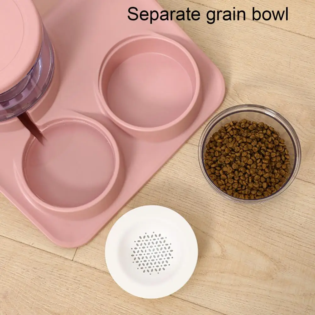 

Диспенсер для воды для кошек и собак 2-в-1, автоматическая гравитационная подача воды для домашних животных, надежный