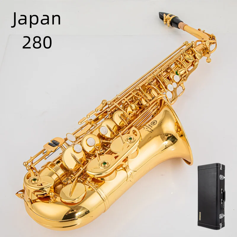 

Japan 280 Saxophone Alto Professional Alto Sax Series High Saxophone Gold Lacquer With Mouthpiece Reeds Neck Case