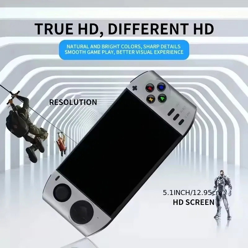 Фото 2024 XY09 Игровая консоль Портативная ретро-видео 4K Портативная игровая консоль со встроенными играми 10000 №2