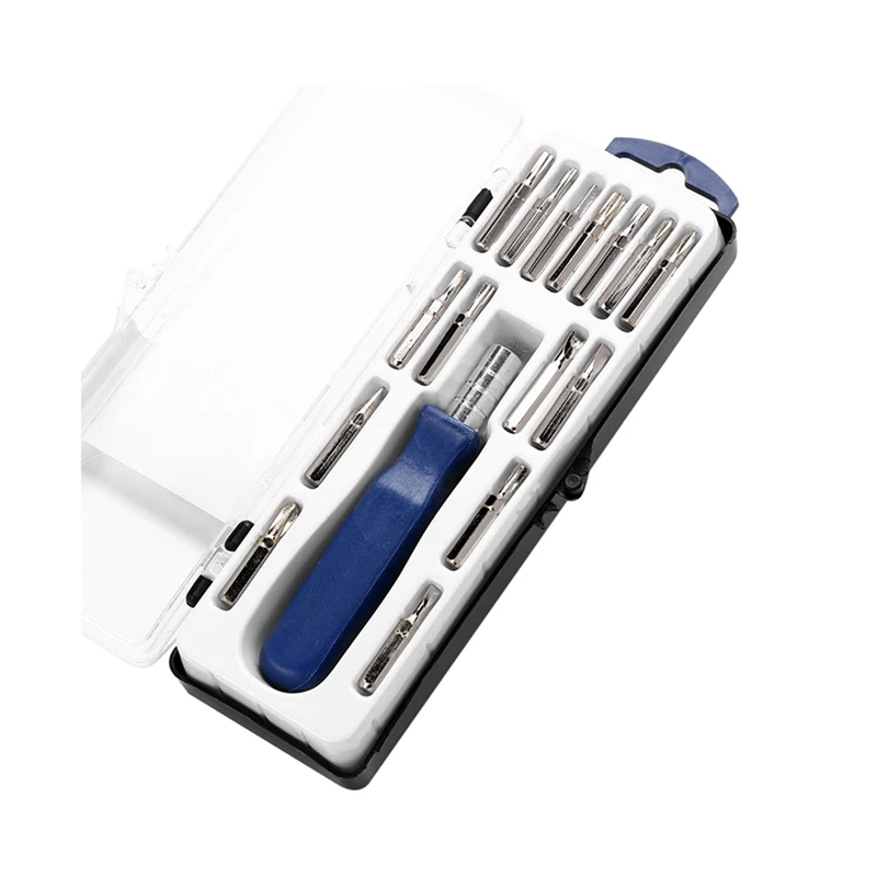 

1Set 16-In-1 Screwdriver Multifunctional Screwdriver Set Gift Small Screwdriver Steel
