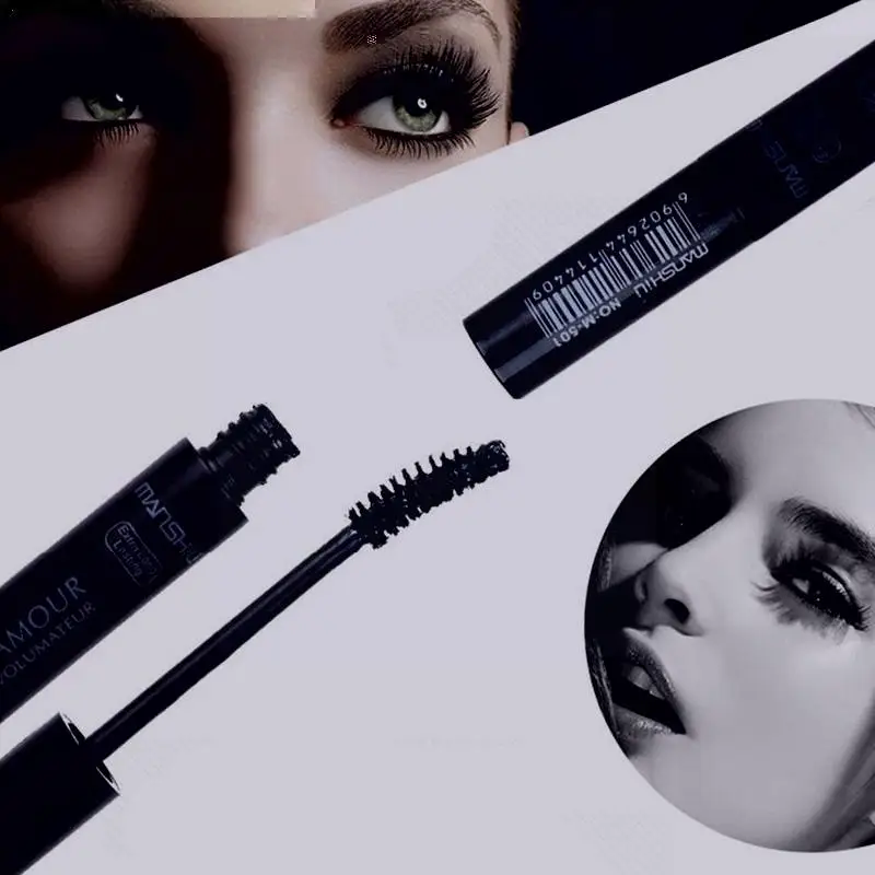 

Стильная тушь для ресниц для макияжа густая Удлиняющая искусственная косметика для наращивания глаз черная Длинная Густая Косметика T4p6