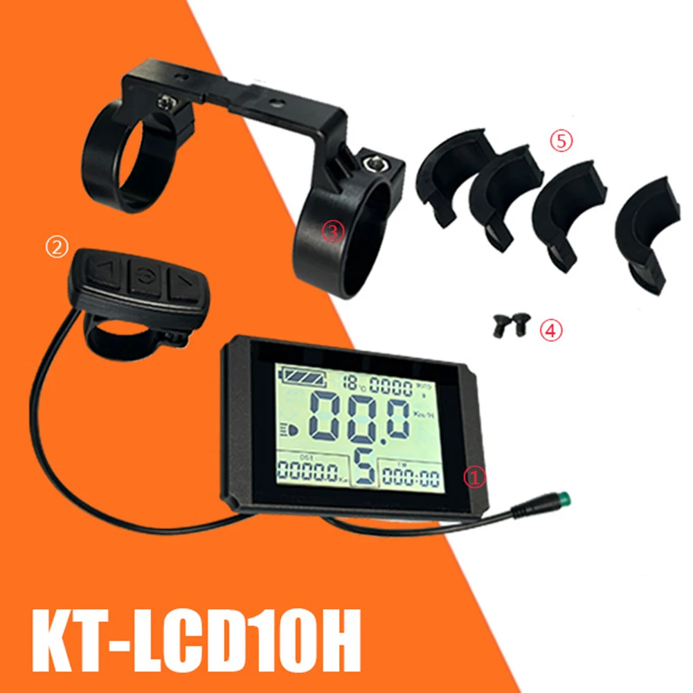 

Модифицированный электрический велосипед для Kunteng KT-LCD10H, ЖК-инструмент/водонепроницаемый разъем, дисплей для электровелосипеда