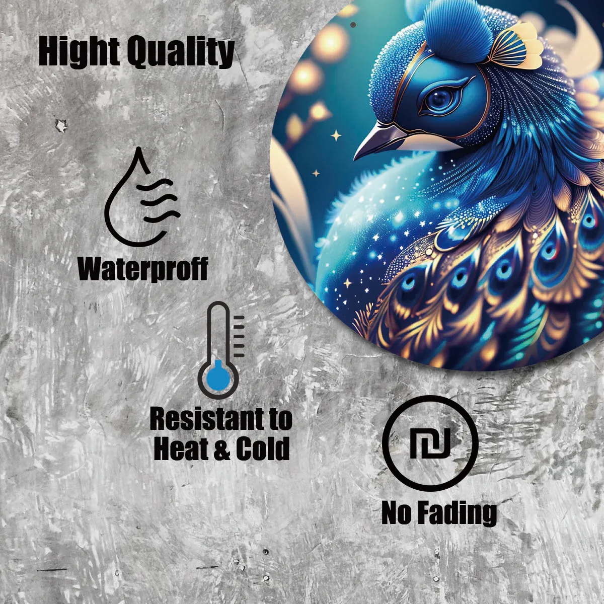 Акриловый морской подвесной декоративный оконный козырек с цепочкой 20 см