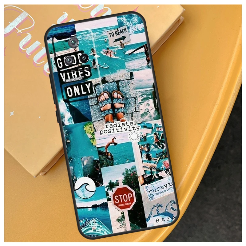 Чехол Beach Vibes для Xiaomi 15 13 14 Ultra 11T 12T 13T 14T Pro POCO X7 X3 X5 F5 F6 M6 X6 Cover