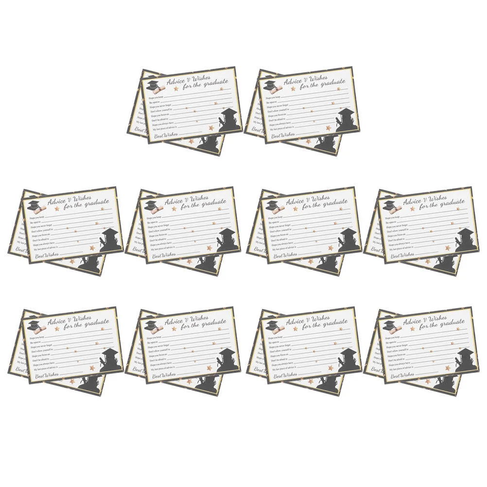 

20 Pcs Graduation Season Party Supply Set Gifts Paper Celebrating Cards School Present Presents Congrats