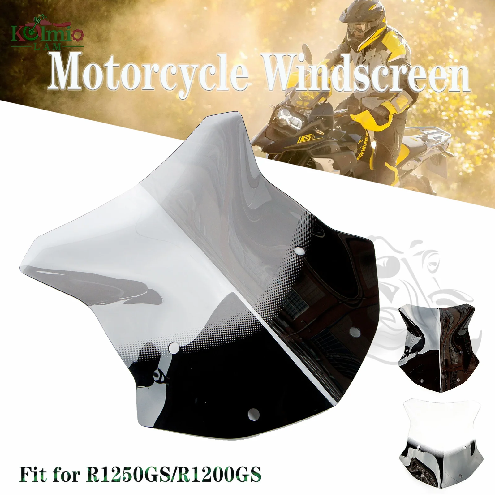 Fit For 2013 - 2022 BMW R1200GS R1250GS Motorcycle Windscreen Windshield R 1200GS R 1250 GS LC Adventure 2018 2019 2020 2021