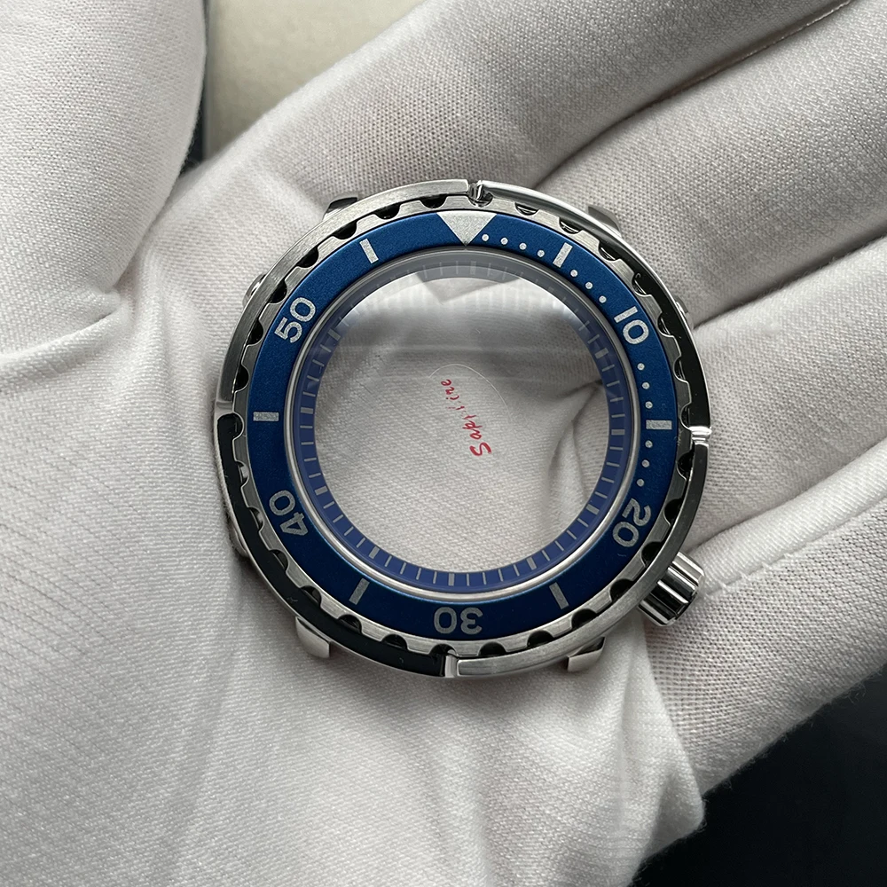 Чехол для часов Seiko NH35/NH36 роскошный чехол со стальным сапфировым стеклом 47 мм