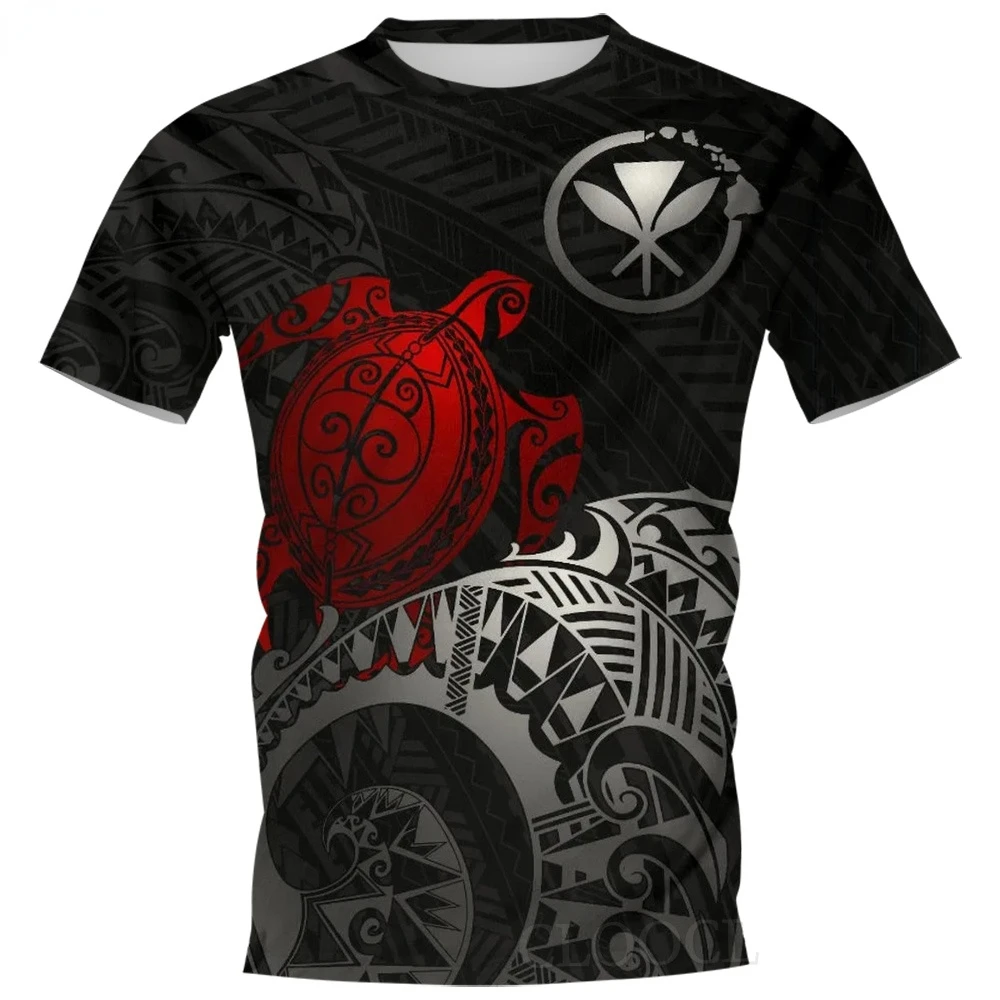 

Tide Fashion Summe Men's T-shirt Casual Print Tees Hip Hop Personality Short Sleev Teenage Mutant Ninja Turtles Tops